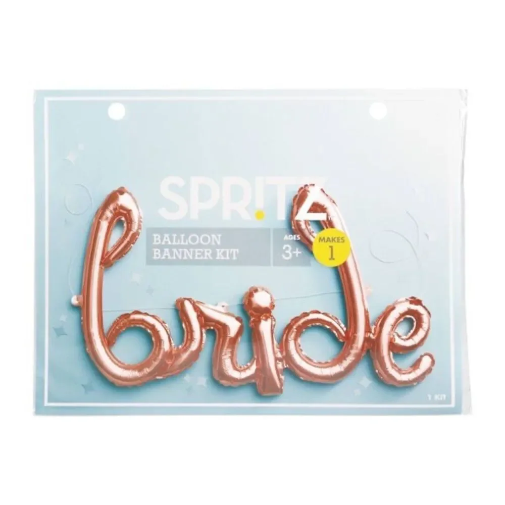 BRIDE' Wedding Balloon - Spritz New in Package